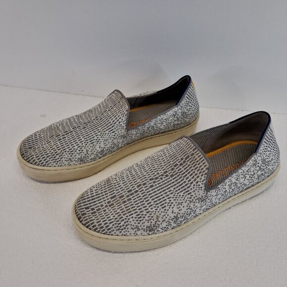 Rothy's Opal Python Slip On Sneakers Size 8.5 - Picture 4 of 16